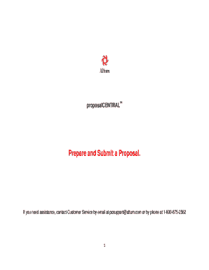 proposalcentral presentation form