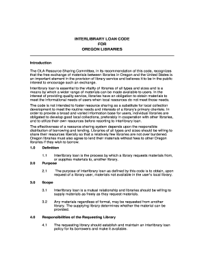 ILL Code - Oregon . gov - oregon