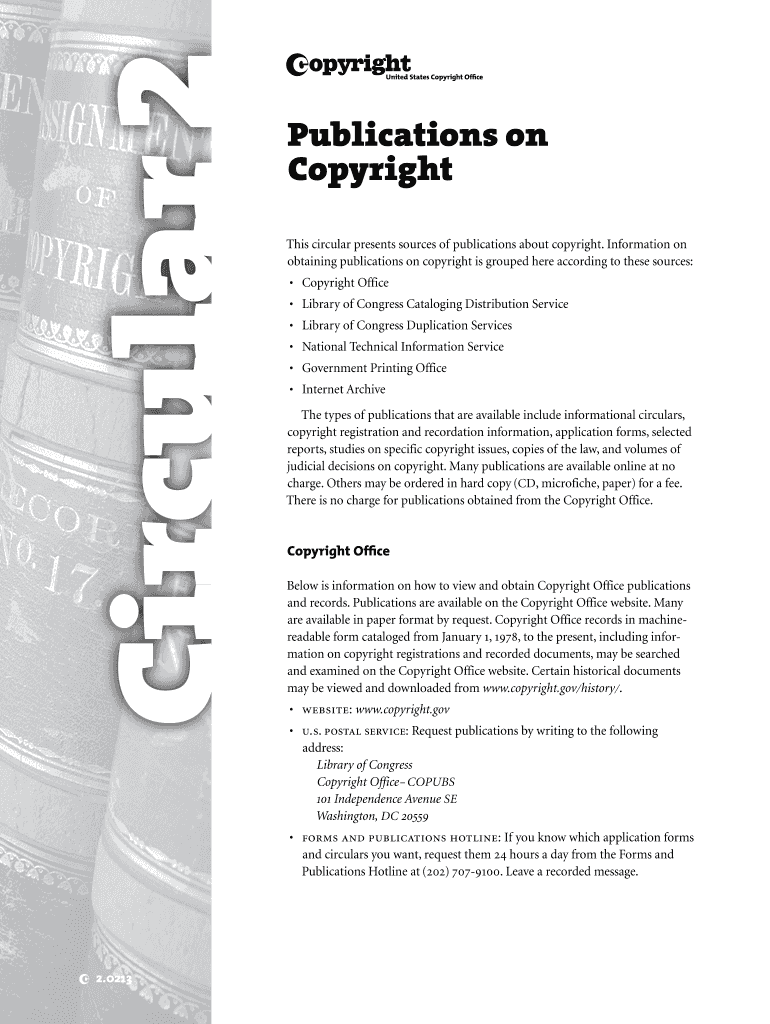 Publications on Copyright - copyright Preview on Page 1