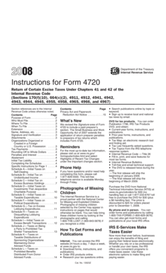 Instructions for Form 4720