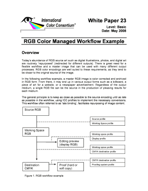 Flow chart template - Workflow sample fillable form