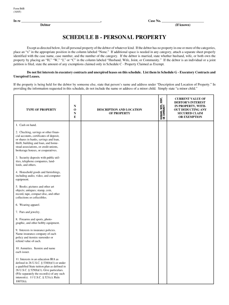 form b6b