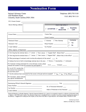 eousa form ole 01