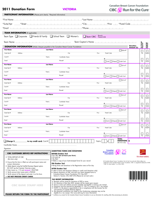 2011 Donation Form Victoria