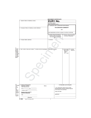Biyer kabin nama - eur 1 certificate pdf
