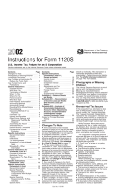 Instructions for Form 1120S