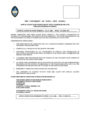 upng application form 2023