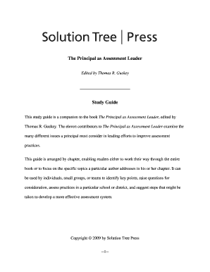 Madimikira grade 6 pdf - the principal as assessment leader tom guskey chapter by chapter synopsis form