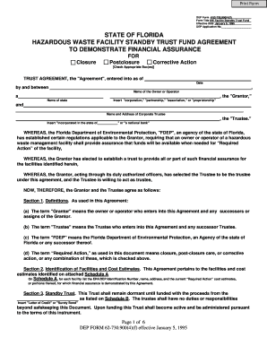 Trust Account Agreement Template