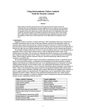 failure analysis report pdf