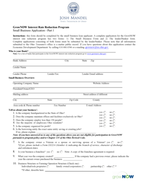 GrowNOW Small Business Application