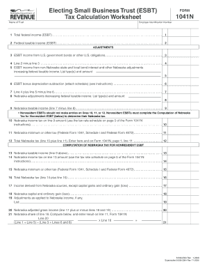 Esbt tax calculation form