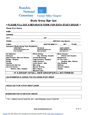 Na sign in sheet pdf - Sign up sheet fillable form