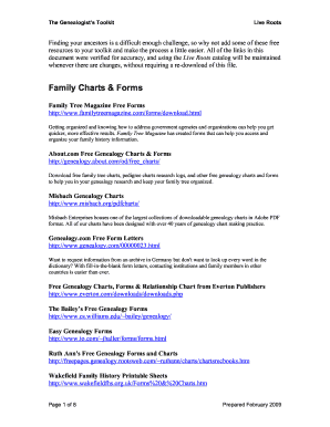 Genealogy forms pdf - genealogy forms