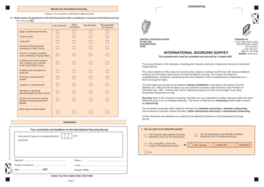 International Sourcing Survey