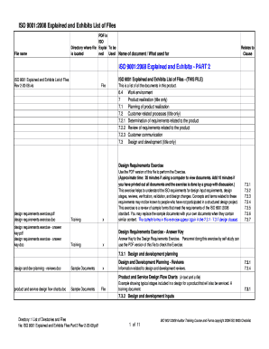 Iso 9001 Templates Free Pdf from www.pdffiller.com