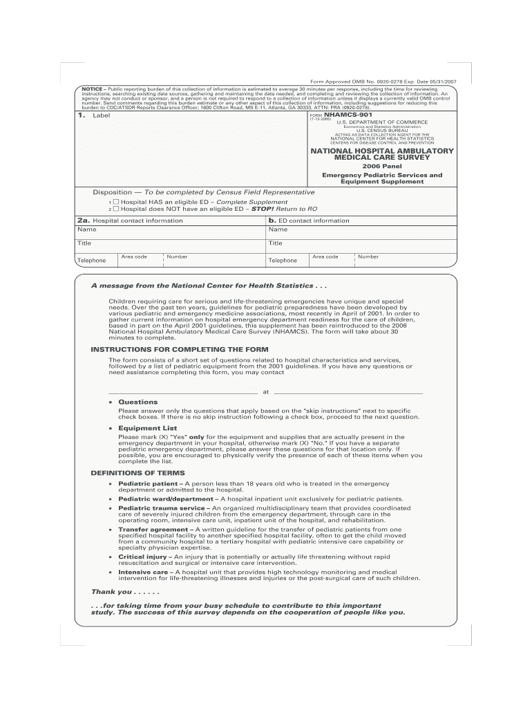 Burden To CDC ATSDR Reports Clearance Officer - cdc Preview on Page 1