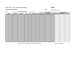 2 - Guide A: Form 6 -- Daily Case Status Tracking ... - www2 cdc