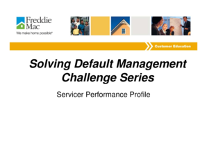 Solving Default Management Challenge Series