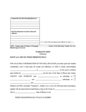 Fillable cook county recorder of deeds forms - Download ...
