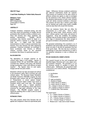 crash pulse modeling for vehicle safety research form