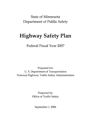 State of Minnesota Department of Public Safety - nhtsa
