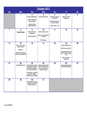 Calendar word