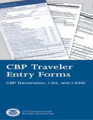 cbp entry form download