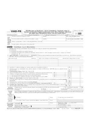 Forma 1040-PR (2005)