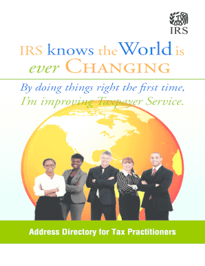 IRS Form 1040 Filing Address Directory