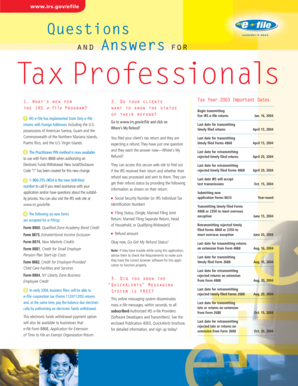 IRS e-file Program Guide for Tax Professionals
