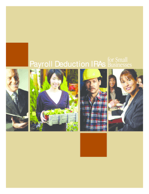 Payroll Deduction IRAs for Small Businesses