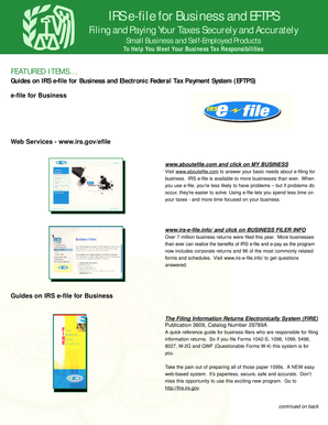 IRS e-file for Business Guide