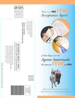 IRS ITIN Acceptance Agent Application