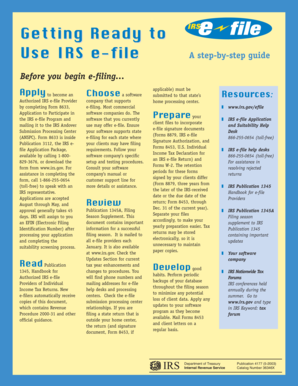 IRS e-file Application Guide