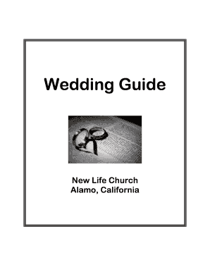 wedding guide form