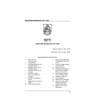 maritime marriage law