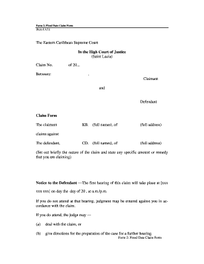 Eastern caribbean supreme court application form