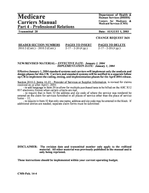 CMS-1500 Health Insurance Claim Form