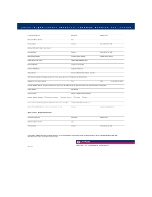 Chase bank personal financial statement form 10355