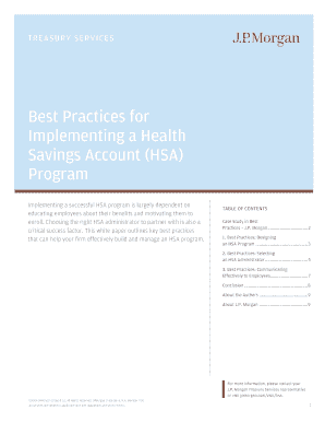 best practices implement hsa