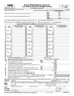 IRS 1042 form | pdfFiller
