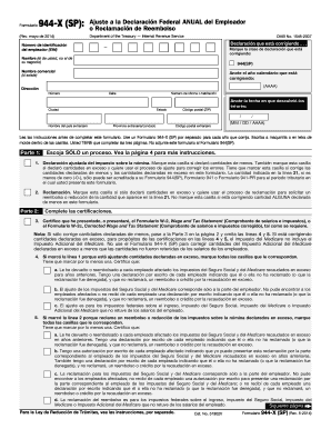 Form 944-X (SP) (Rev Februrary 2012) - irs