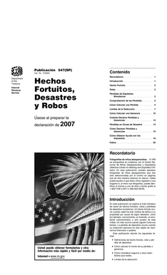 Publicación 547(SP)