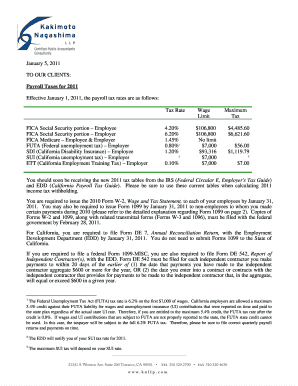 2011 Payroll Tax Guide