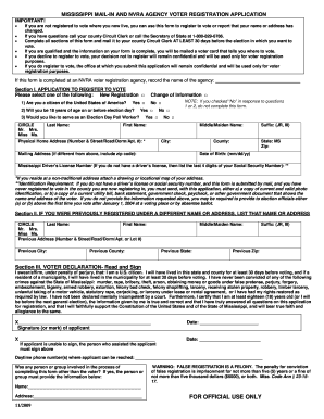 voter registration form mississippi