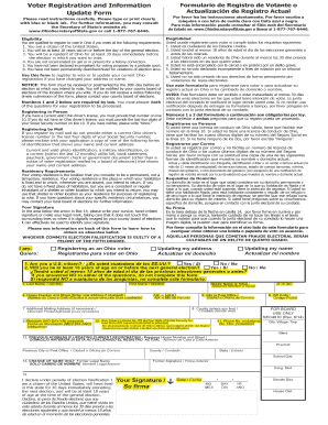 Voter Registration Form - Cuyahoga County Board of Elections - boe cuyahogacounty