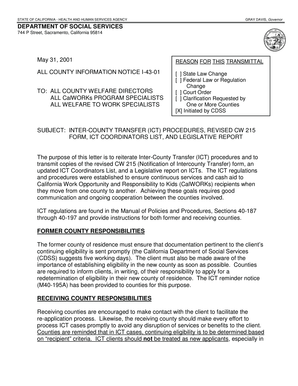 California CW 215 Form