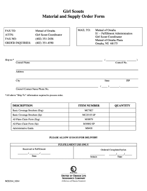 Girl registration form girl scouts fillable