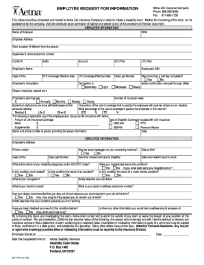 aetna insurance form for services to be performed pdf